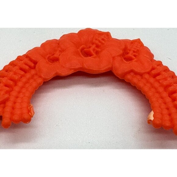 Monster High Doll Ghouls' Getaway Werecat Meowlody Orange Necklace & Hairpiece - Picture 3 of 3